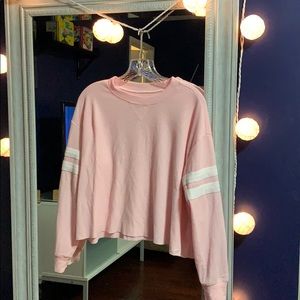 Powder pink Hollister crew neck